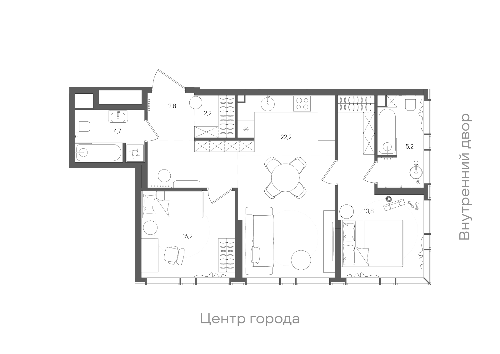 Планировка лота