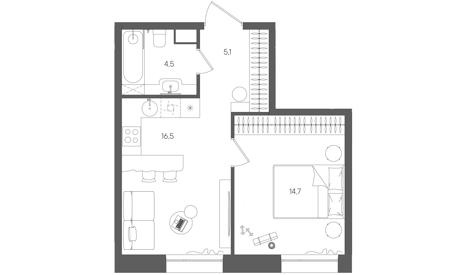 Планировка лота