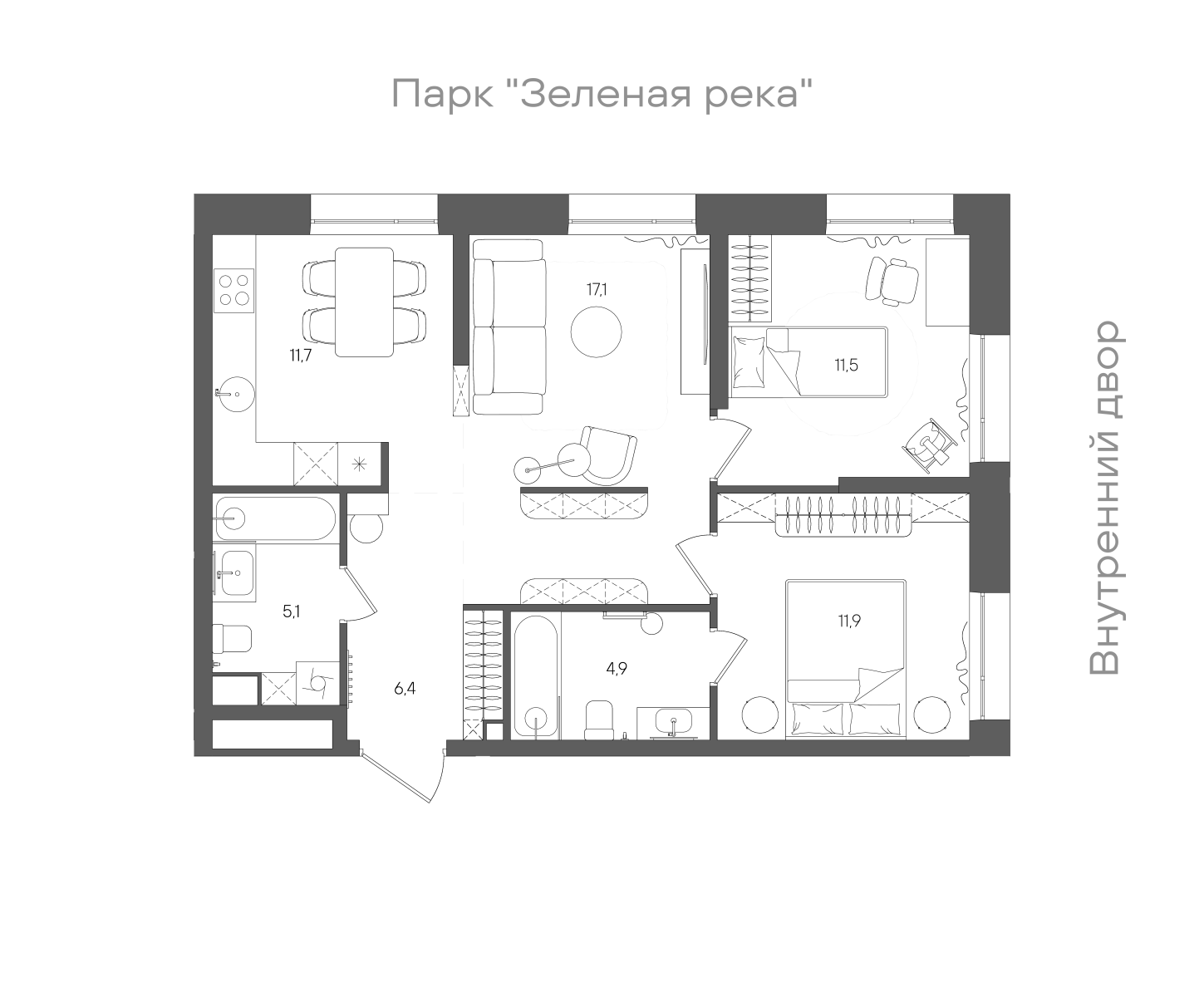 Планировка лота