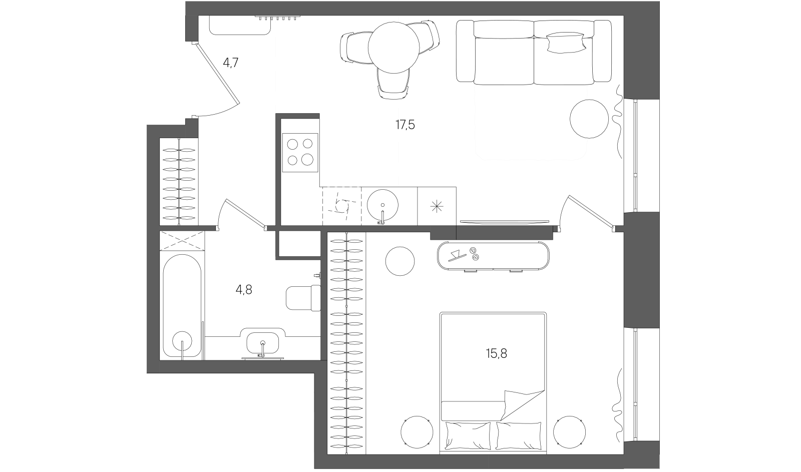 Планировка лота