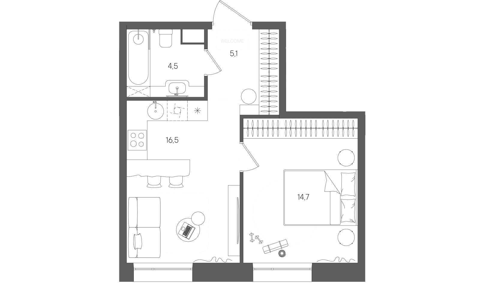 Планировка лота
