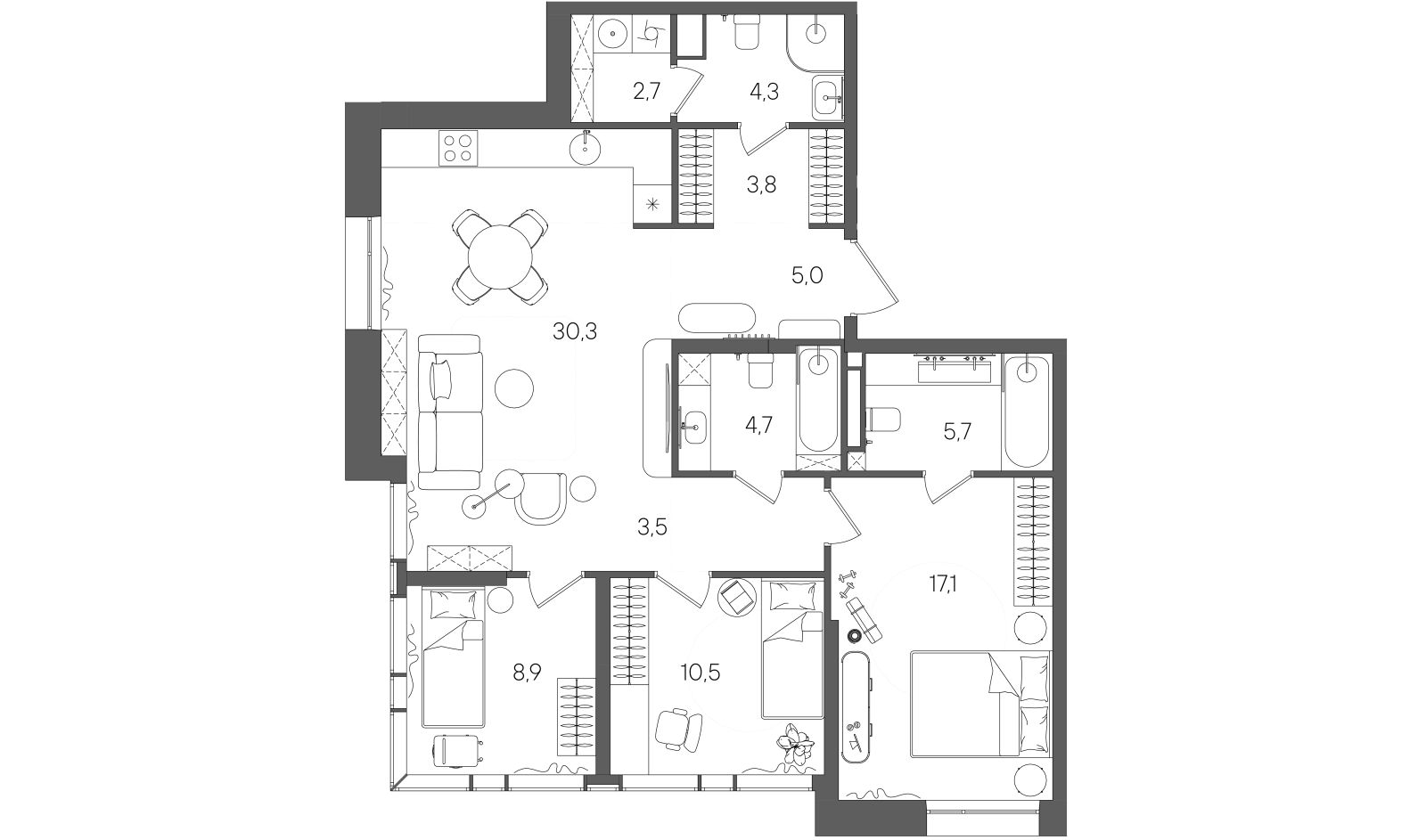 Планировка лота