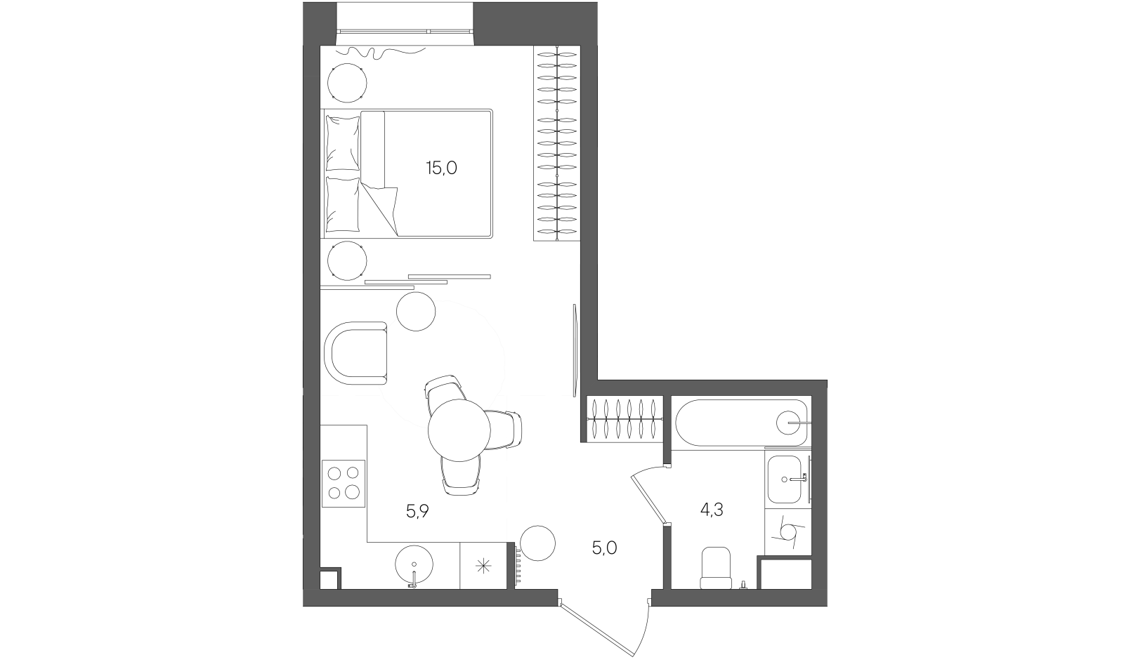 Планировка лота