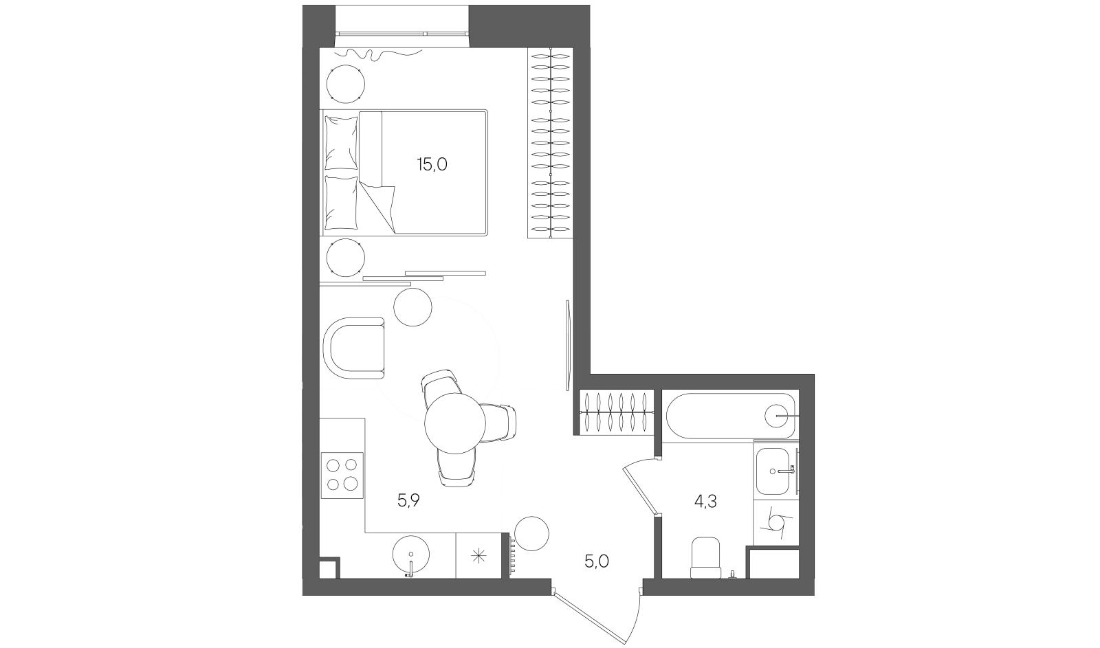 Планировка лота