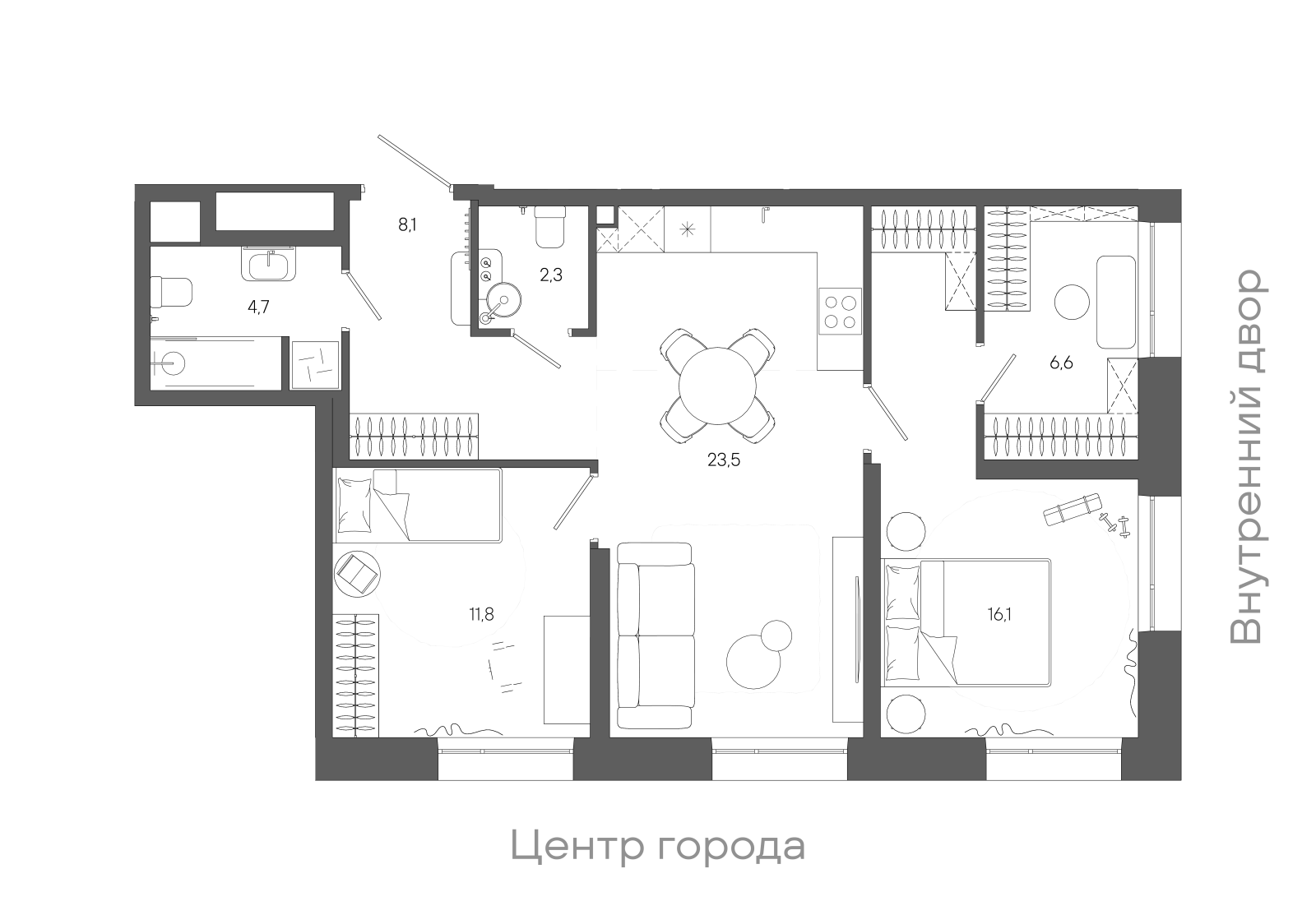 Планировка лота