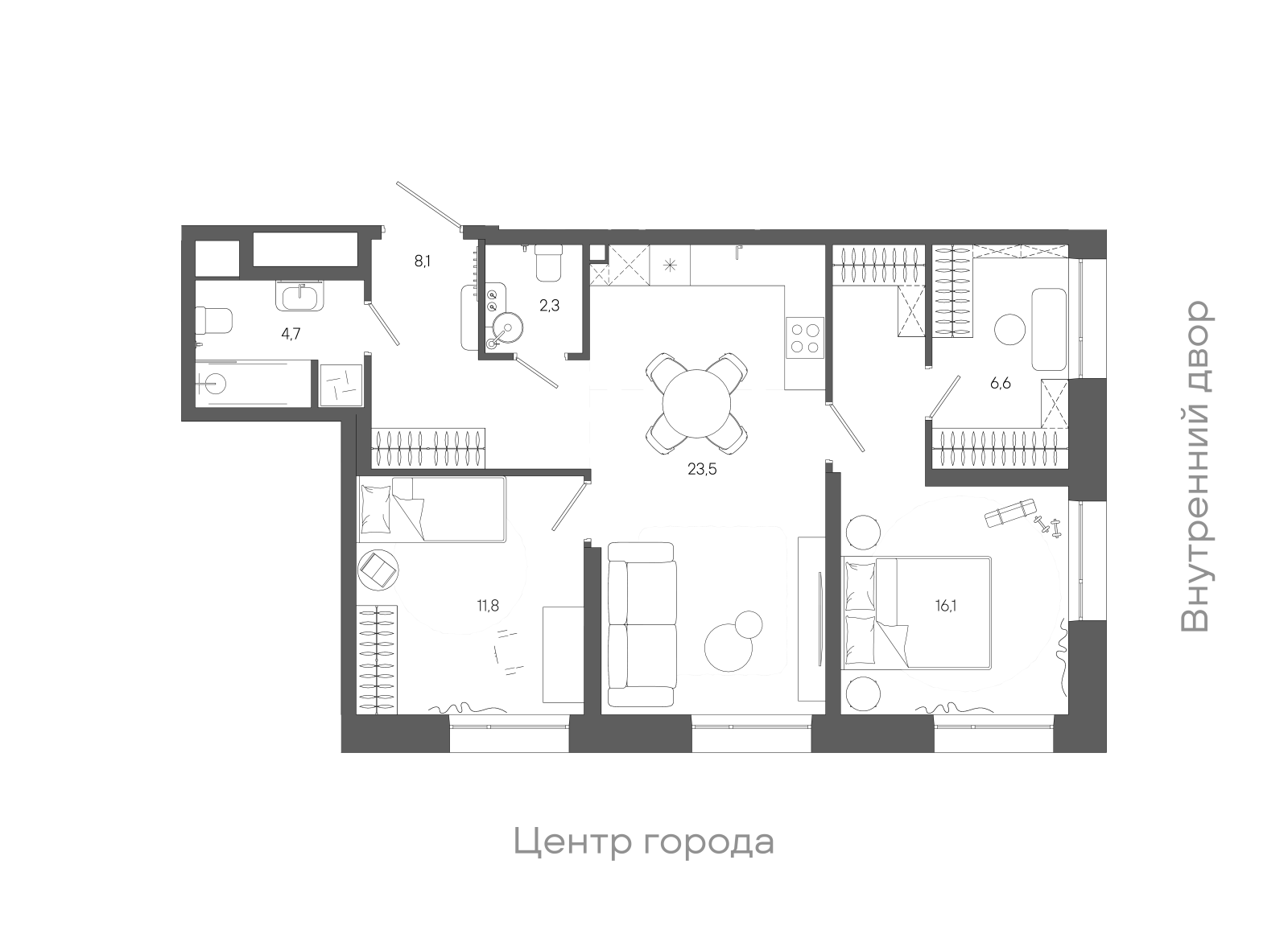 Планировка лота