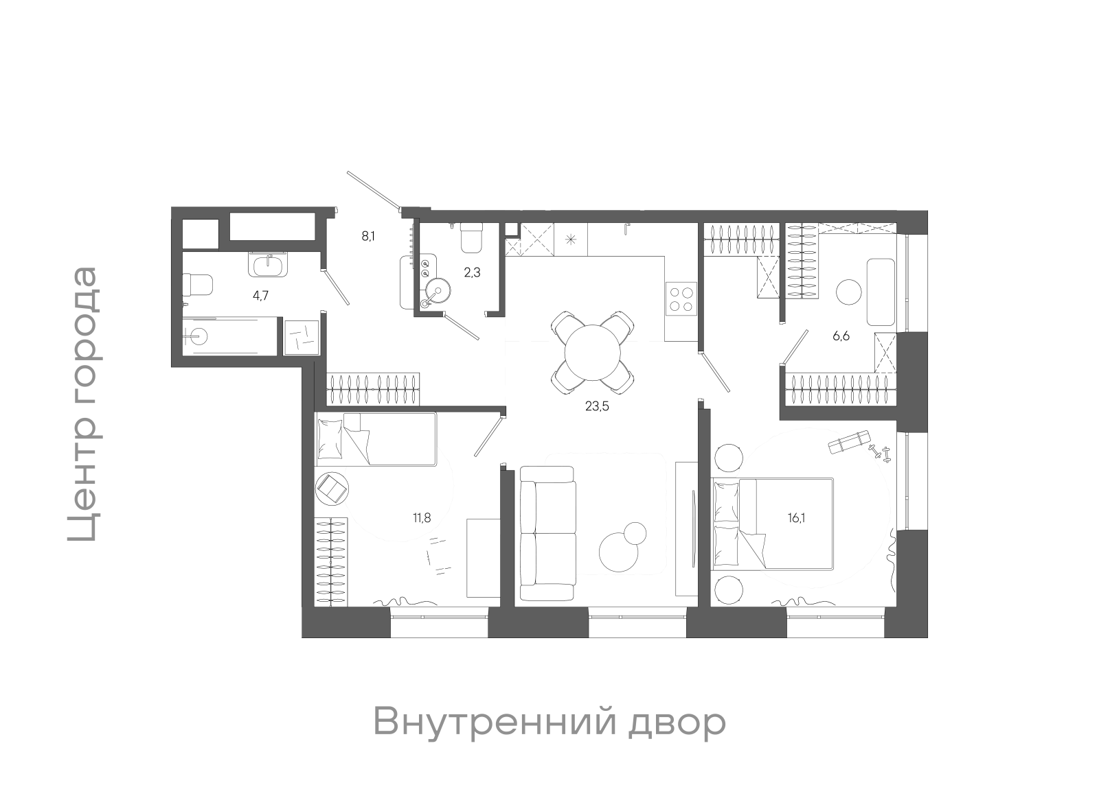 Планировка лота