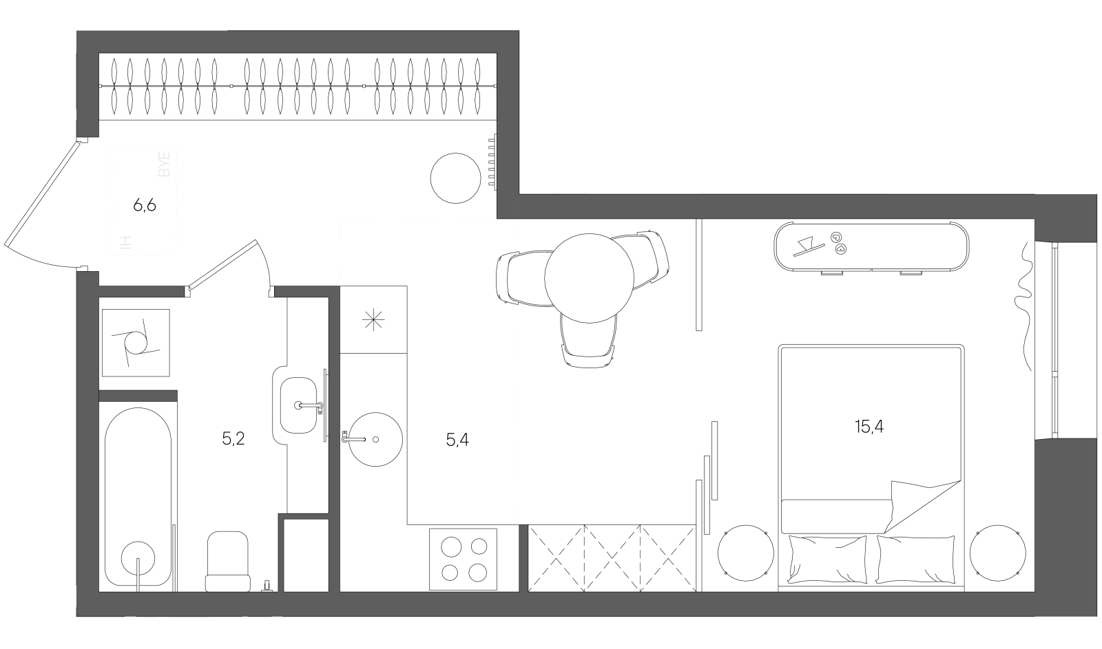 Планировка лота