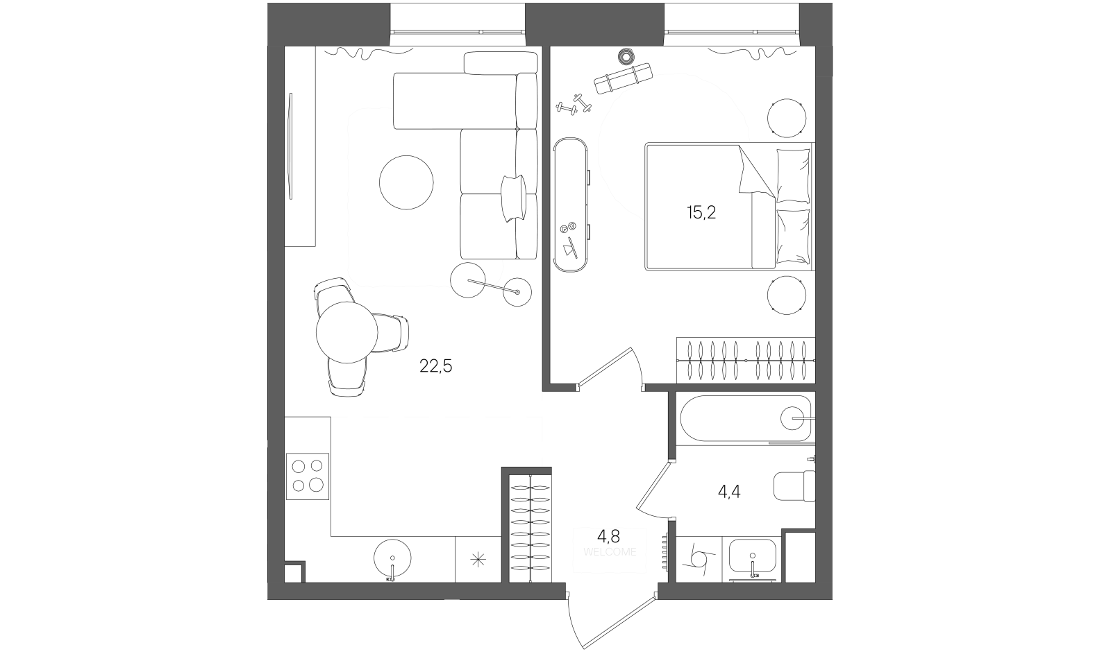 Планировка лота