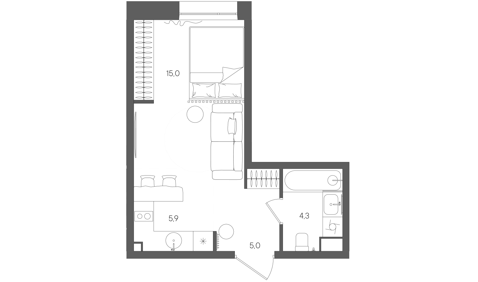 Планировка лота