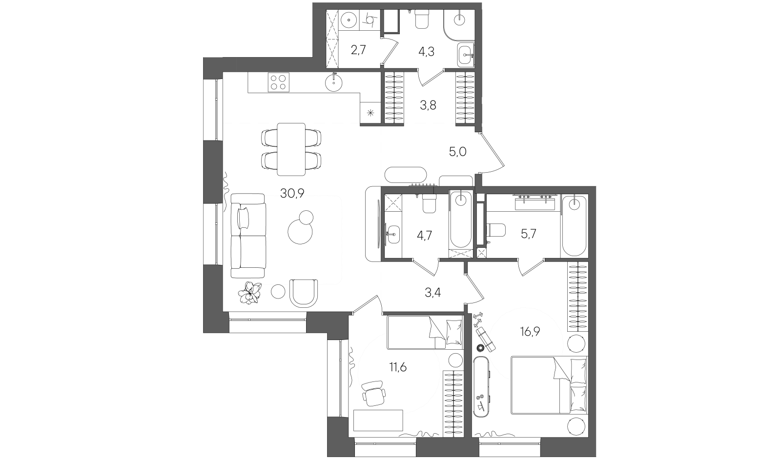 Планировка лота