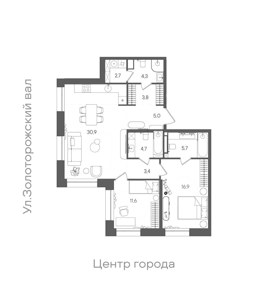 Планировка лота