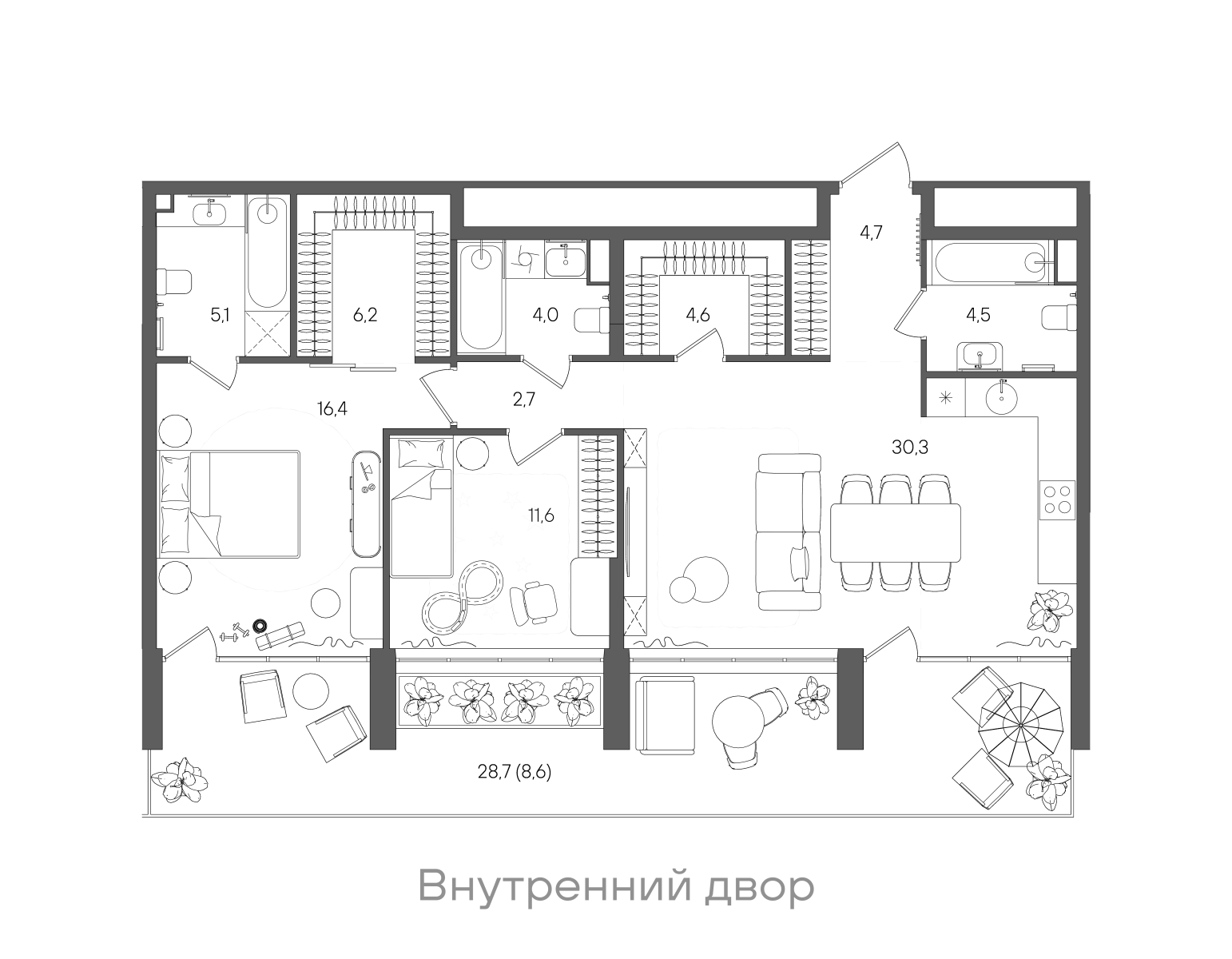 Планировка лота