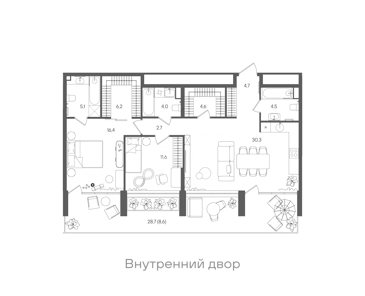 Планировка лота