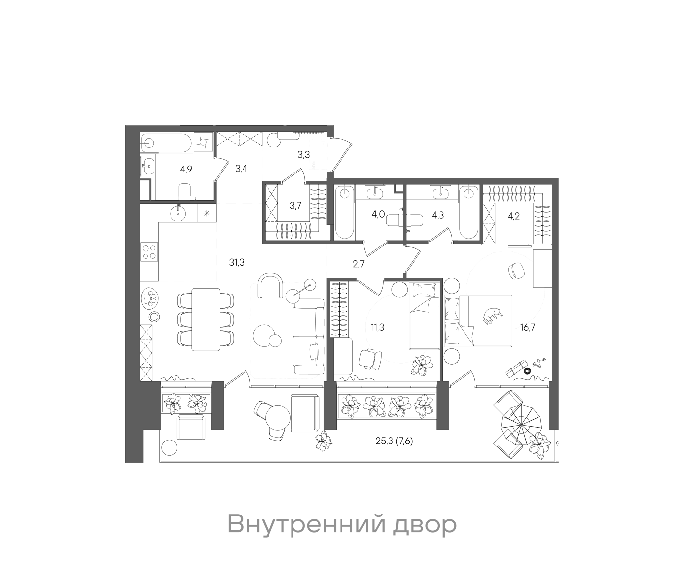 Планировка лота