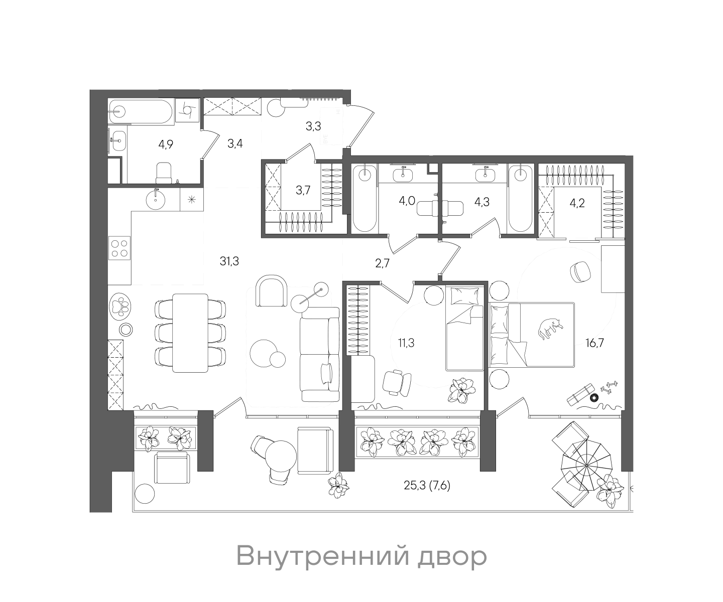 Планировка лота