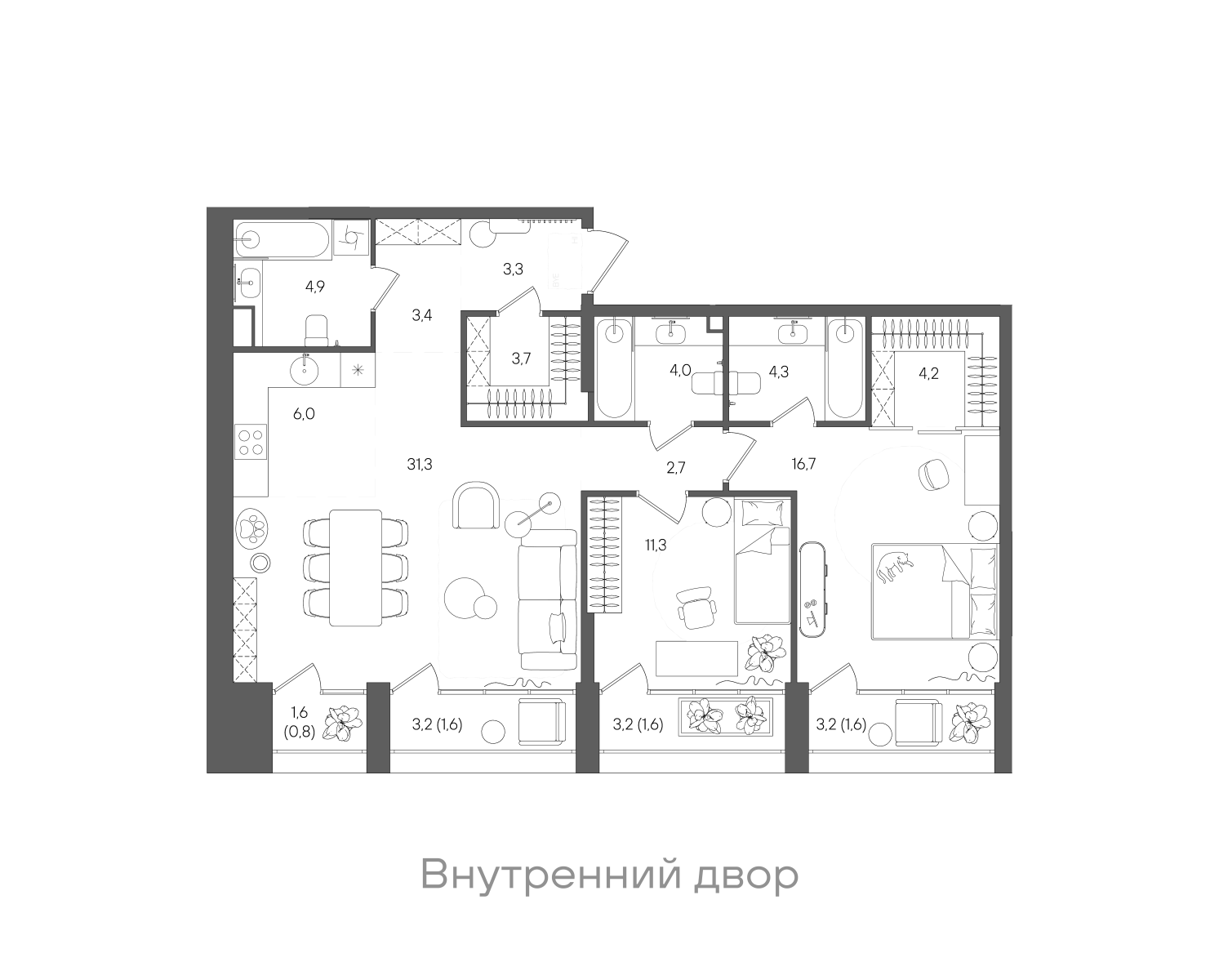 Планировка лота