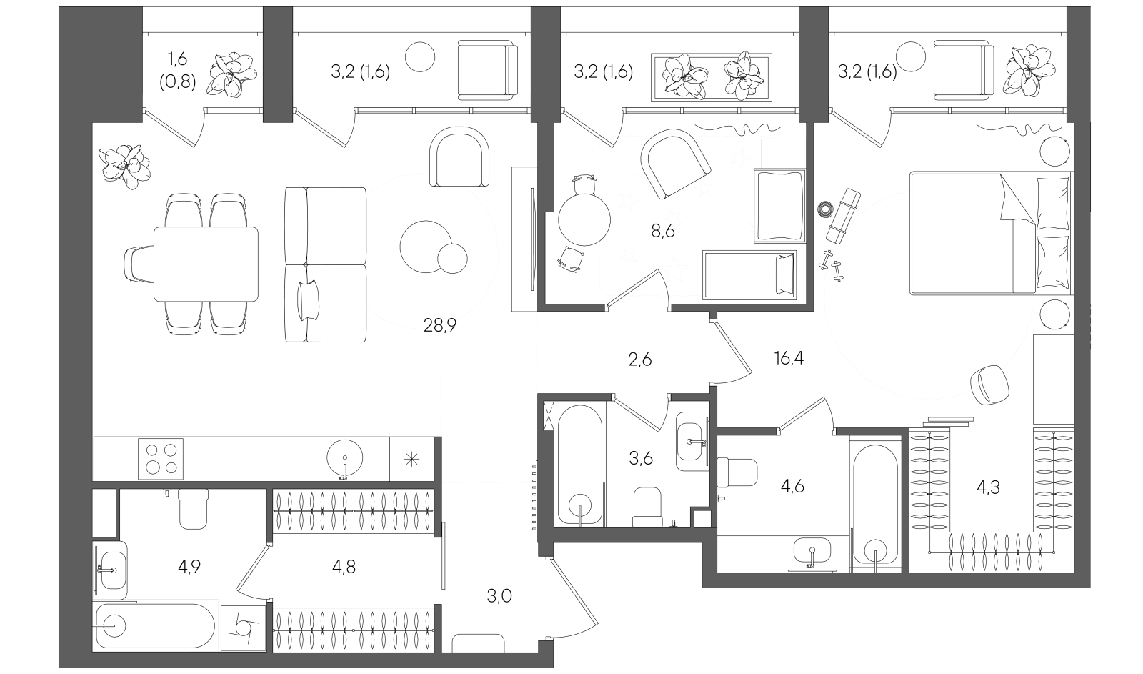 Планировка лота
