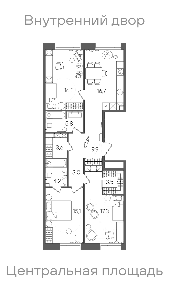 Планировка лота