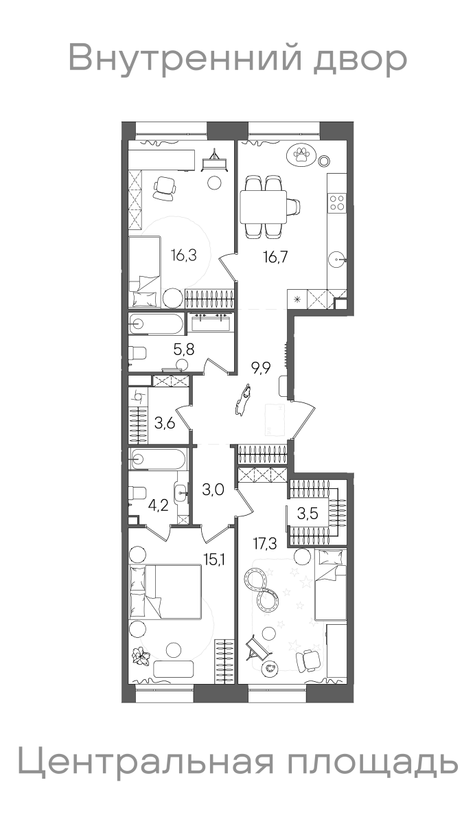 Планировка лота