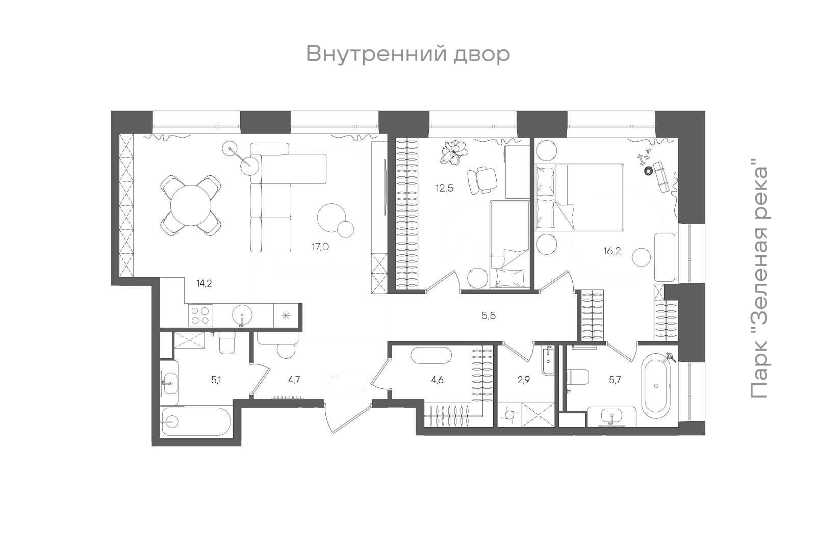 Планировка лота