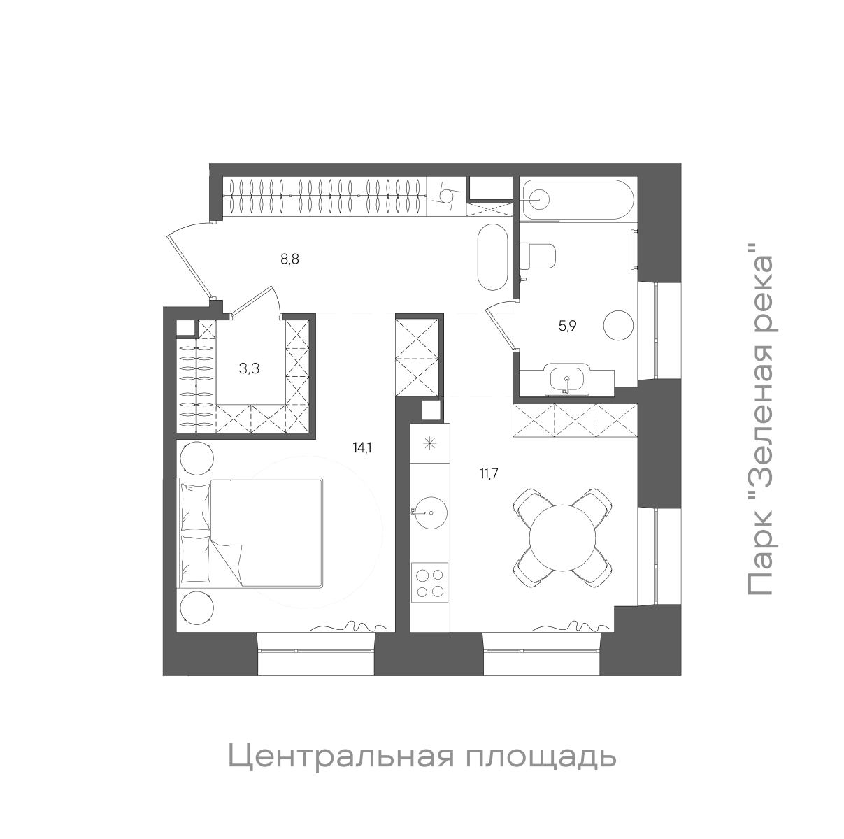 Планировка лота