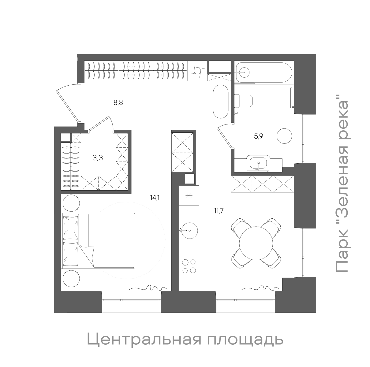 Планировка лота
