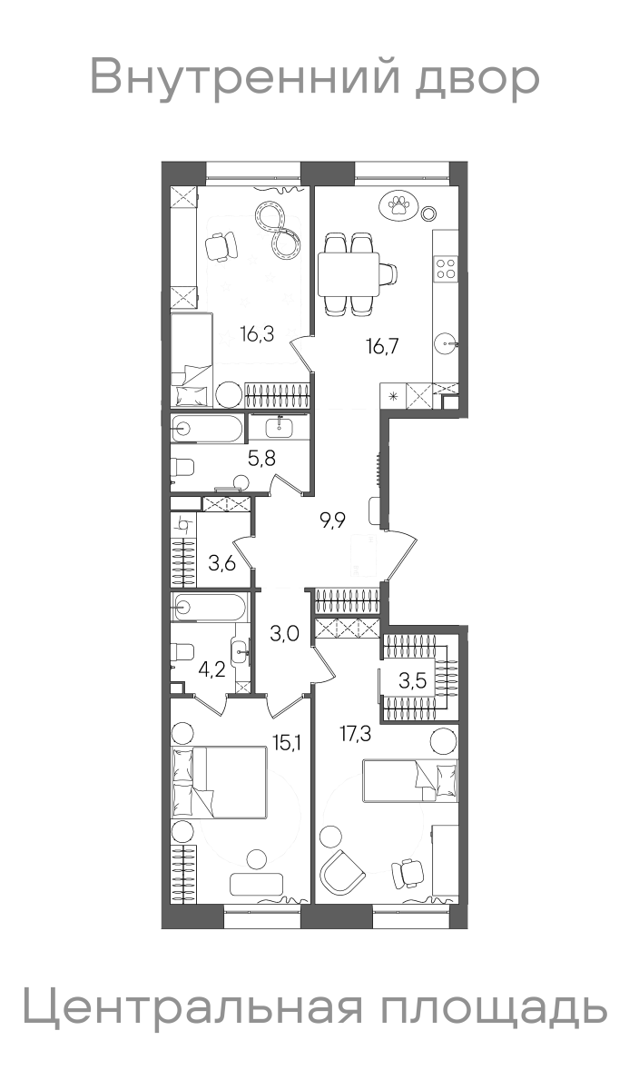 Планировка лота