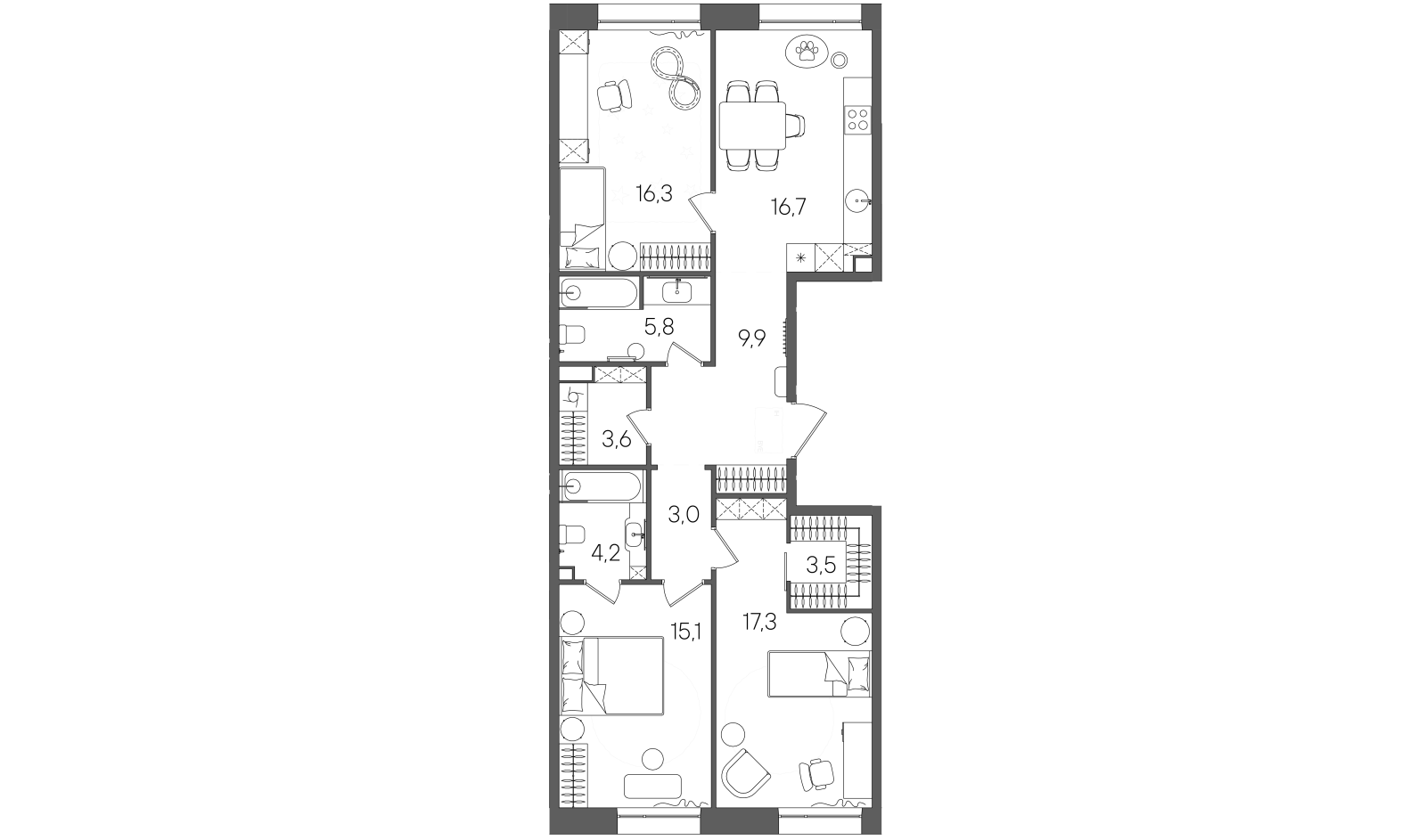 Планировка лота