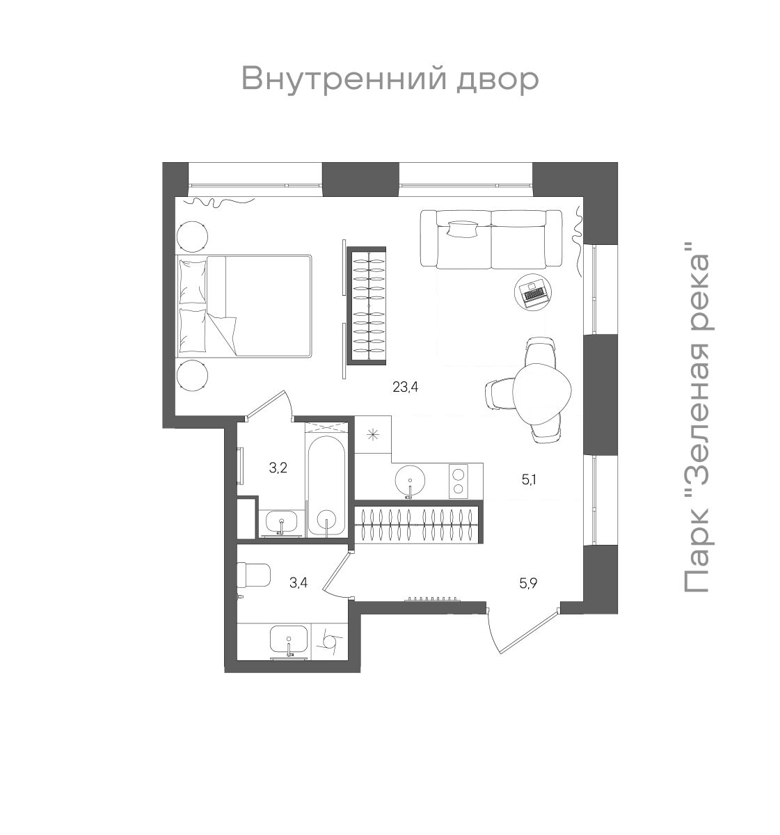Планировка лота