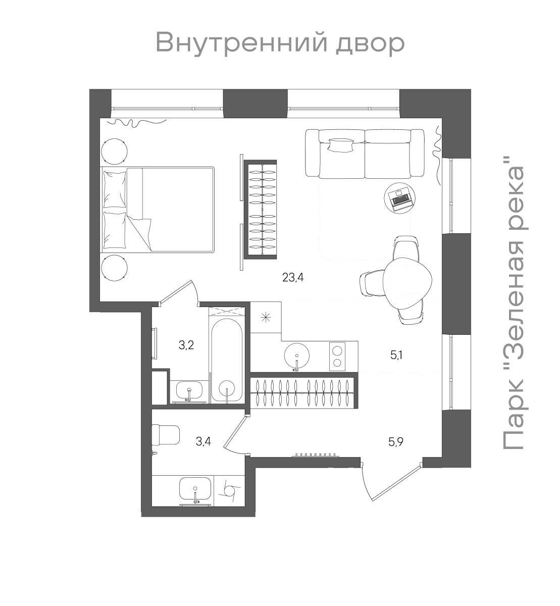 Планировка лота