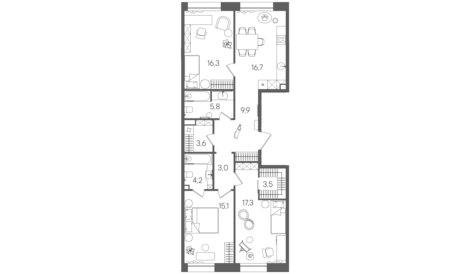Планировка лота