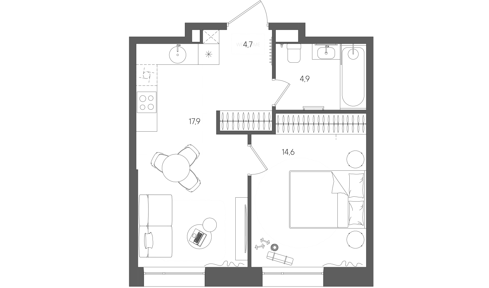 Планировка лота