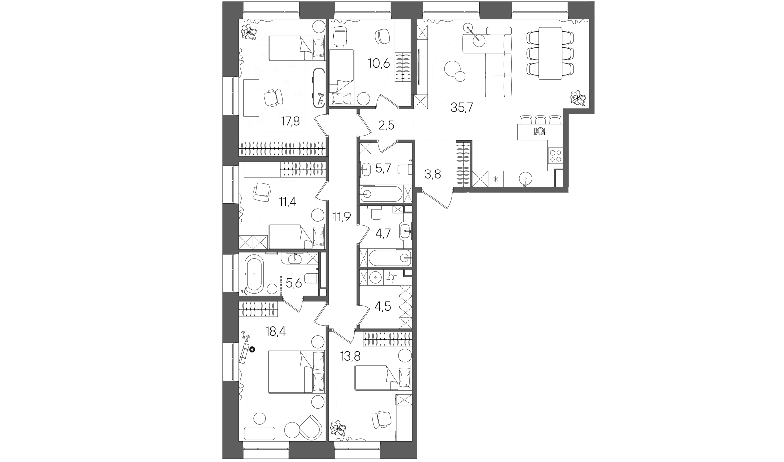 Планировка лота