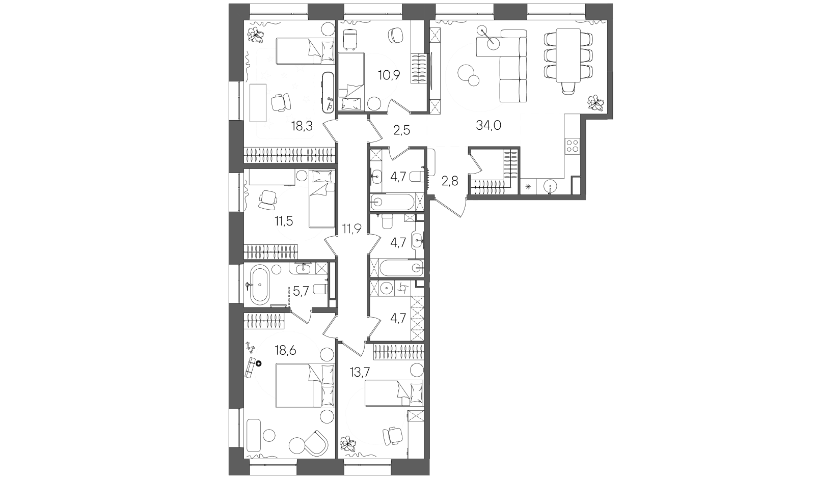 Планировка лота