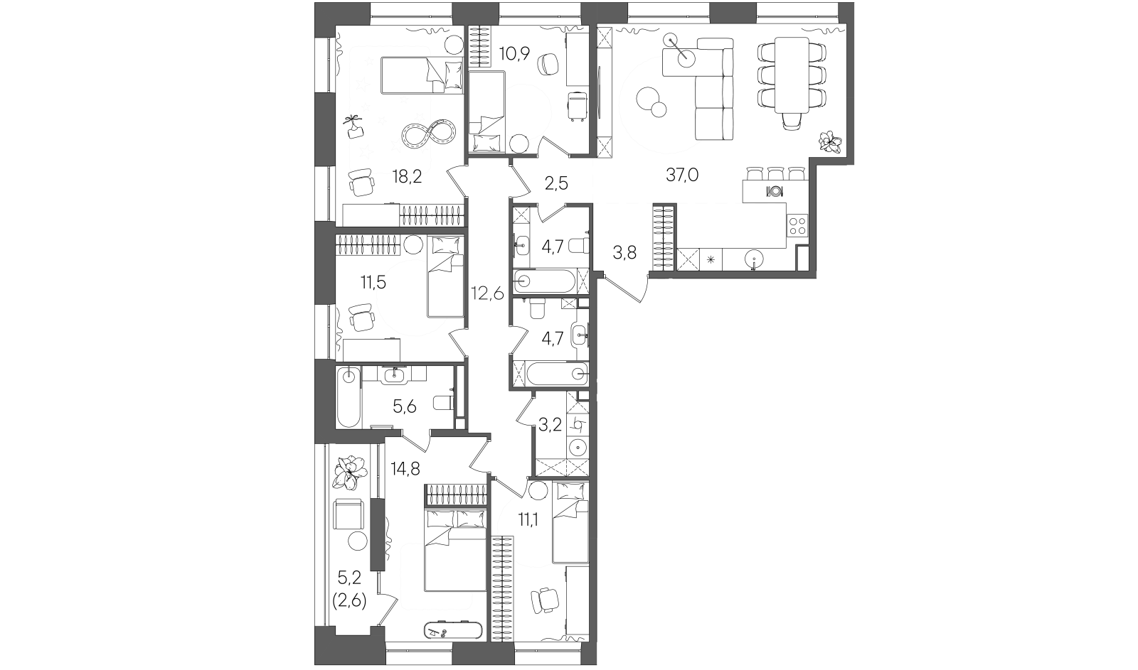 Планировка лота