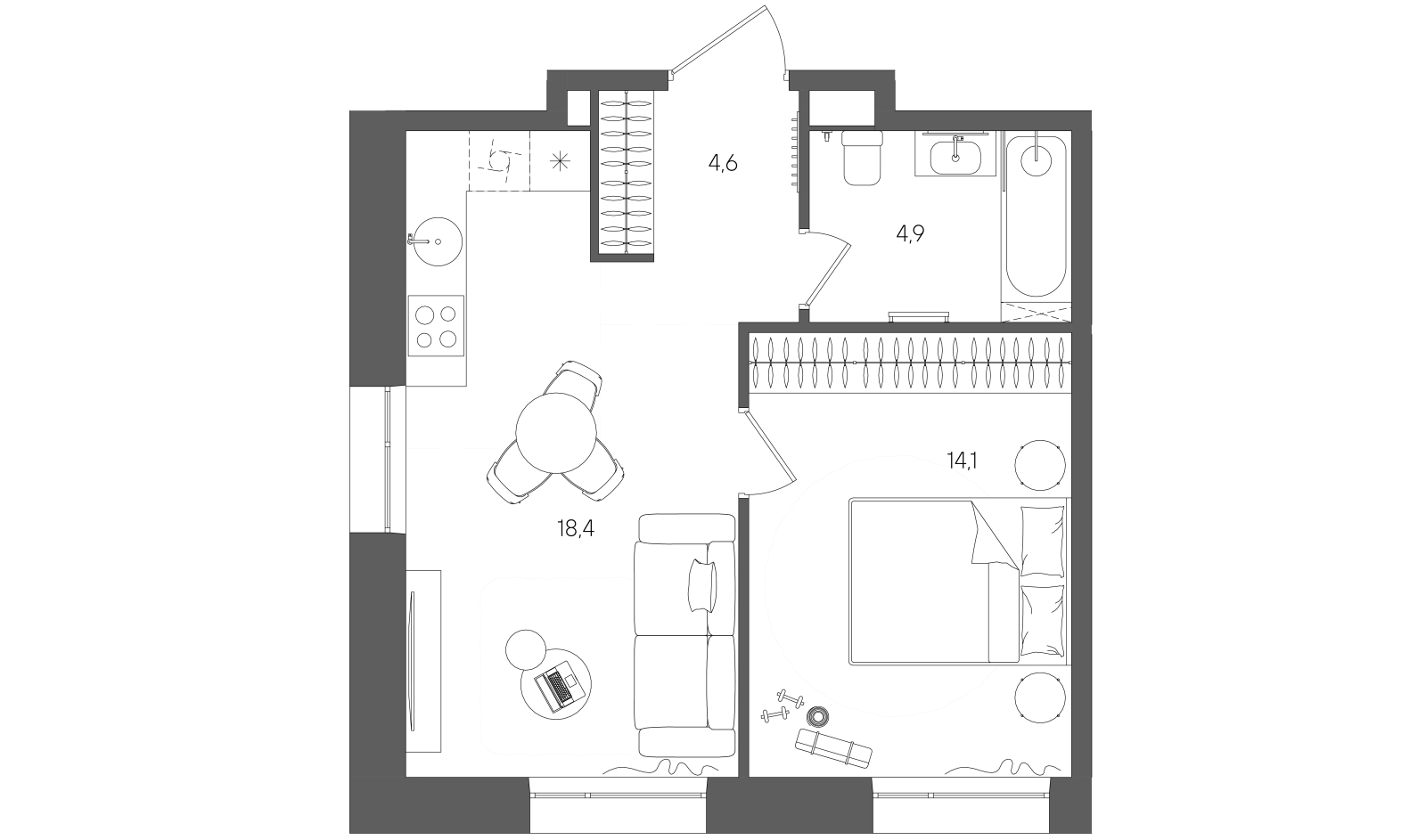 Планировка лота