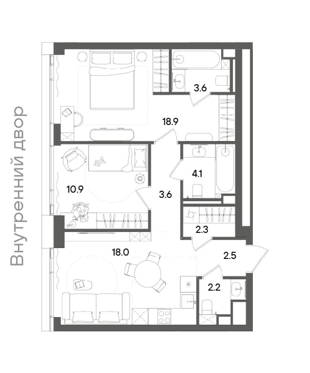 Планировка лота