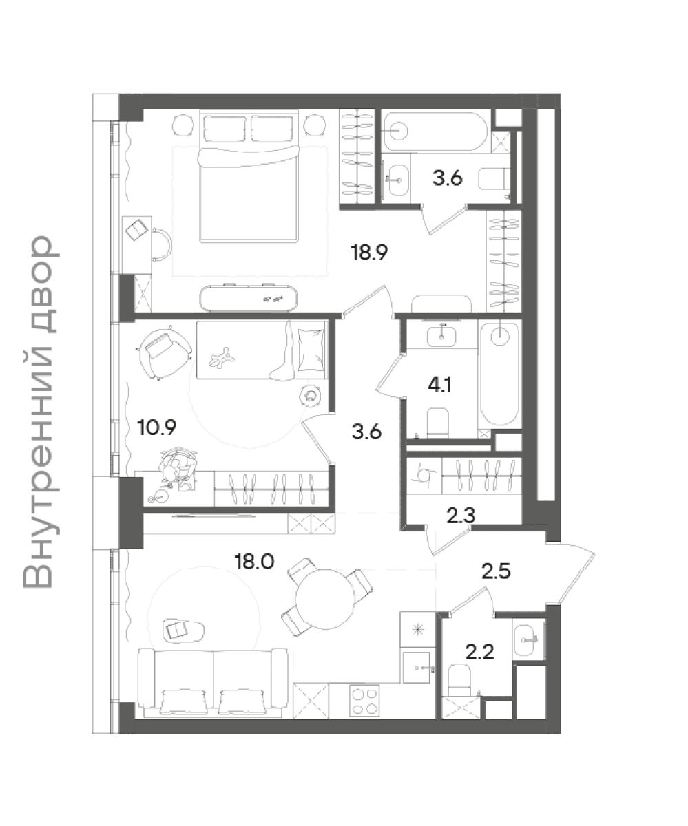 Планировка лота