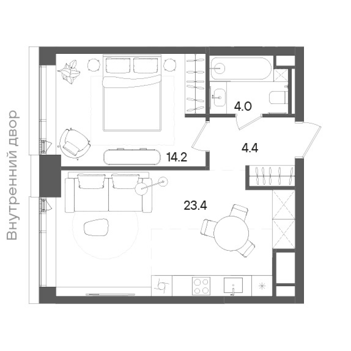 Планировка лота