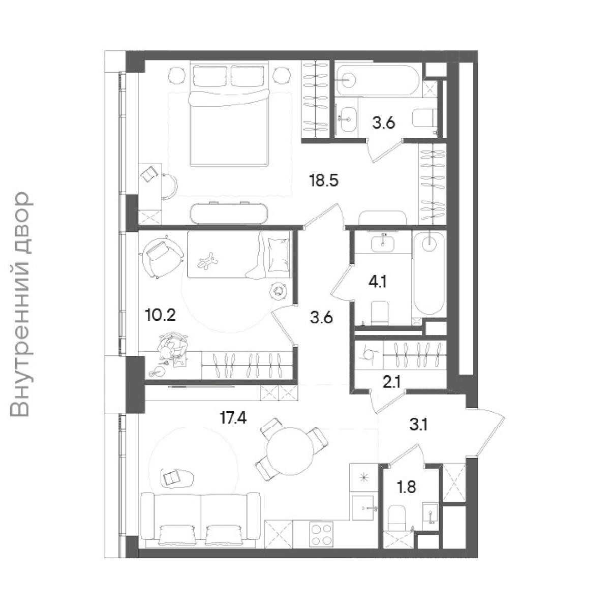 Планировка лота