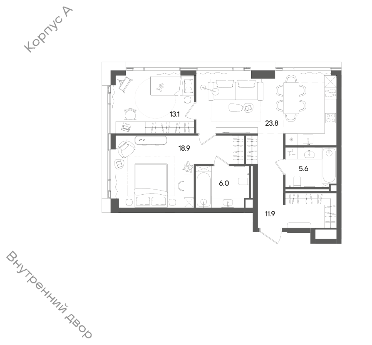 Планировка лота