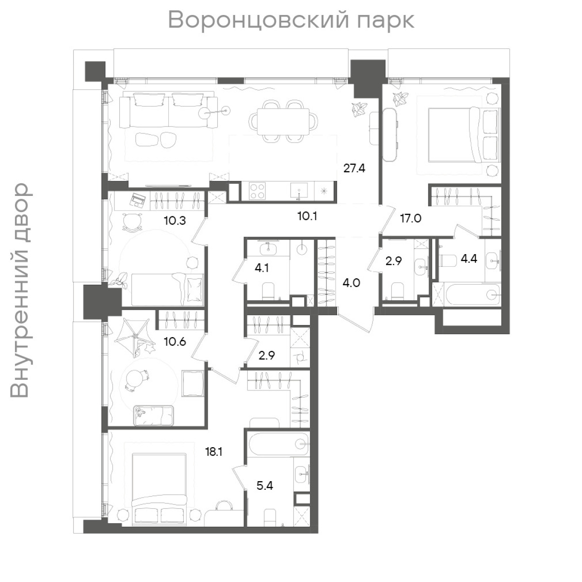 Планировка лота