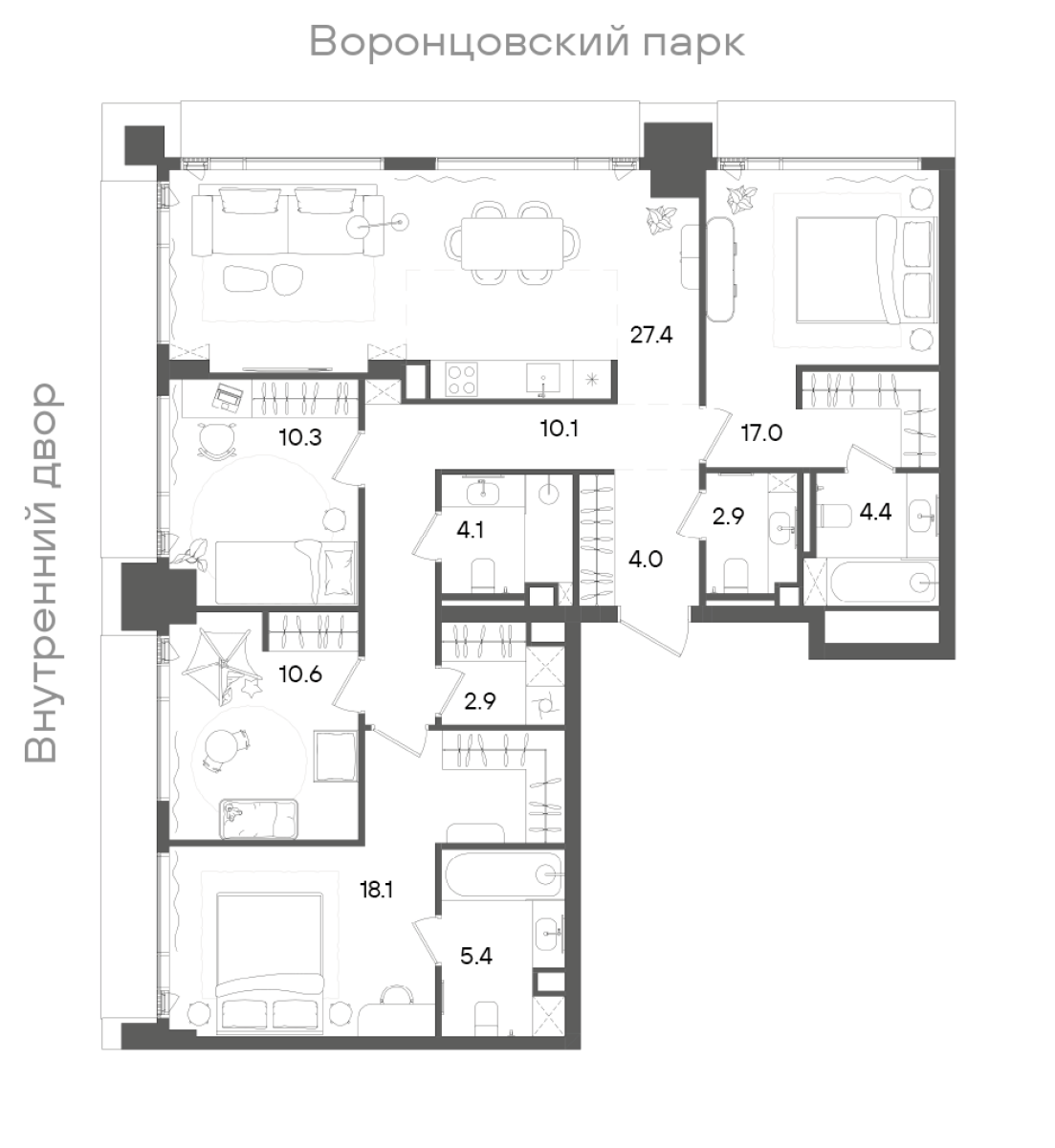 Планировка лота