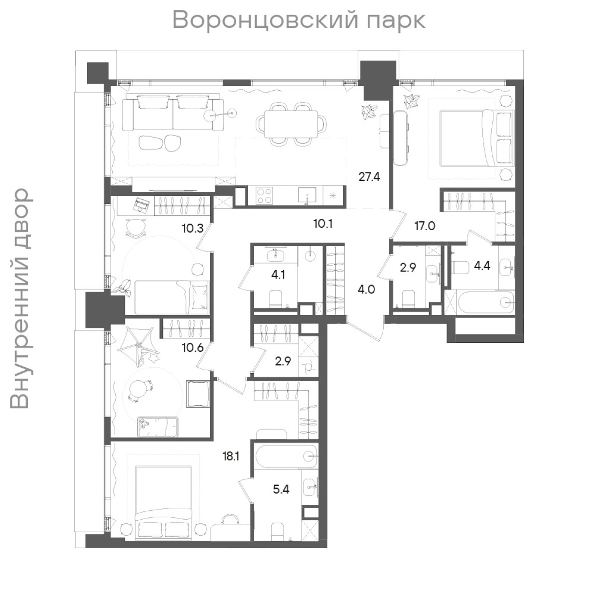 Планировка лота