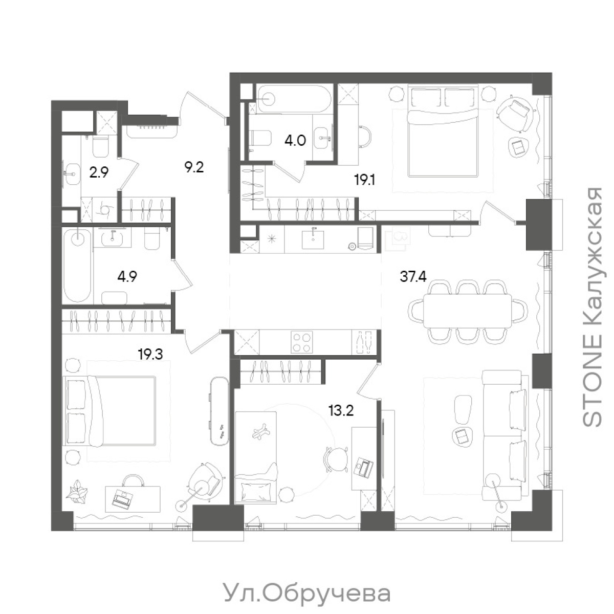 Планировка лота