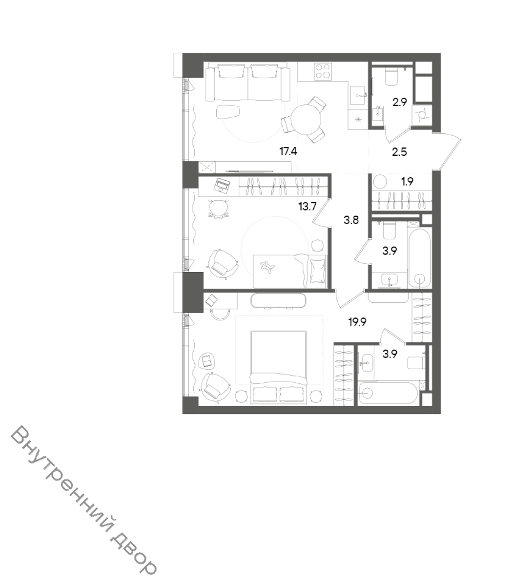 Планировка лота