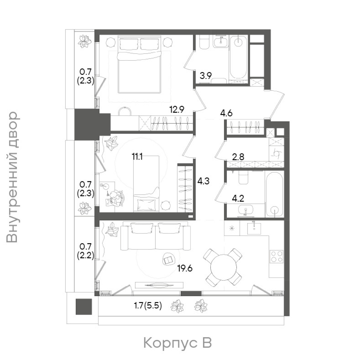 Планировка лота