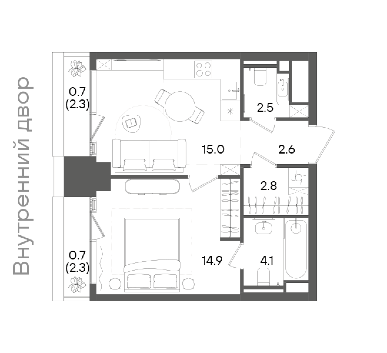 Планировка лота