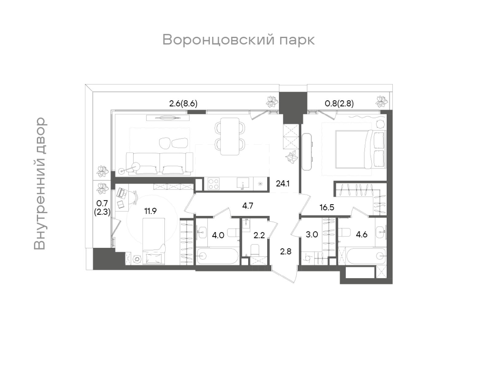 Планировка лота